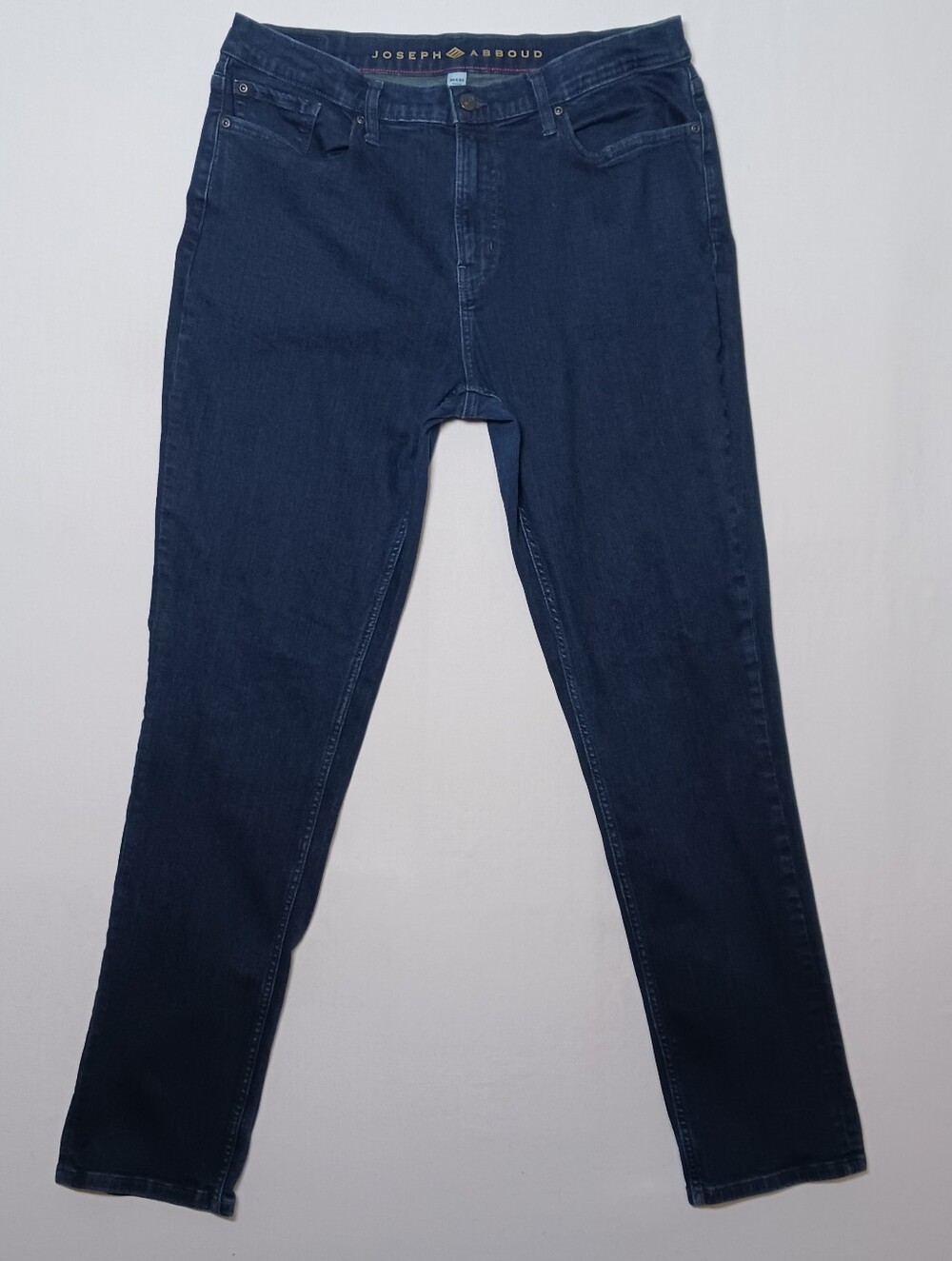 Joseph Abboud Mens Slim Fit Jeans 36X34 Dark Wash Denim Stretch